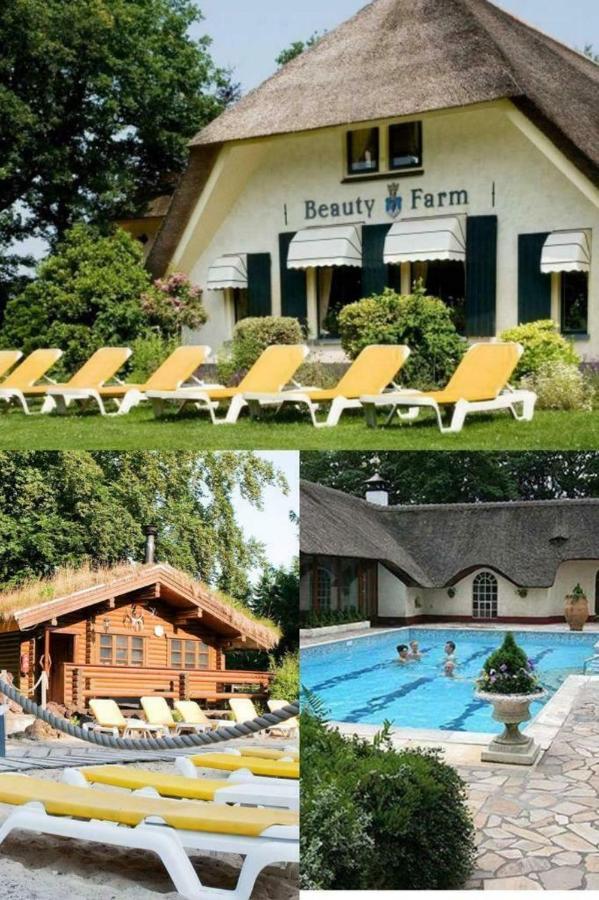 فيلا Charmant Chalet Op Een Bospark Op De Veluwe بوتِنْ المظهر الخارجي الصورة